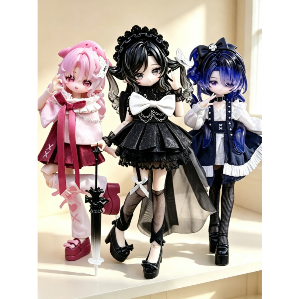 Ume4free MiTian Ocean Gem Series bjd 2nd Generation กล่องตาบอดเคลื่อนย้ายได้ตุ๊กตา 16 ซม.ตัวเลขการกระทําเครื่องประดับอินเทรนด์ของเล่นคริสต์มาสประณีตของขวัญ