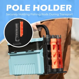 TOPOPCLUB Fishing TACKLE Box Double Layer กล่องมัลติฟังก์ชั่นหลายชั้นกล่องเครื่องมือความจุขนาดใหญ่การจําแนกฟรีและการจัดเก็บ