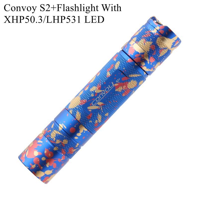 Original Convoy S2+ไฟฉายพร้อม XHP50.3/LHP531 LED Camping Hiking Lamp
