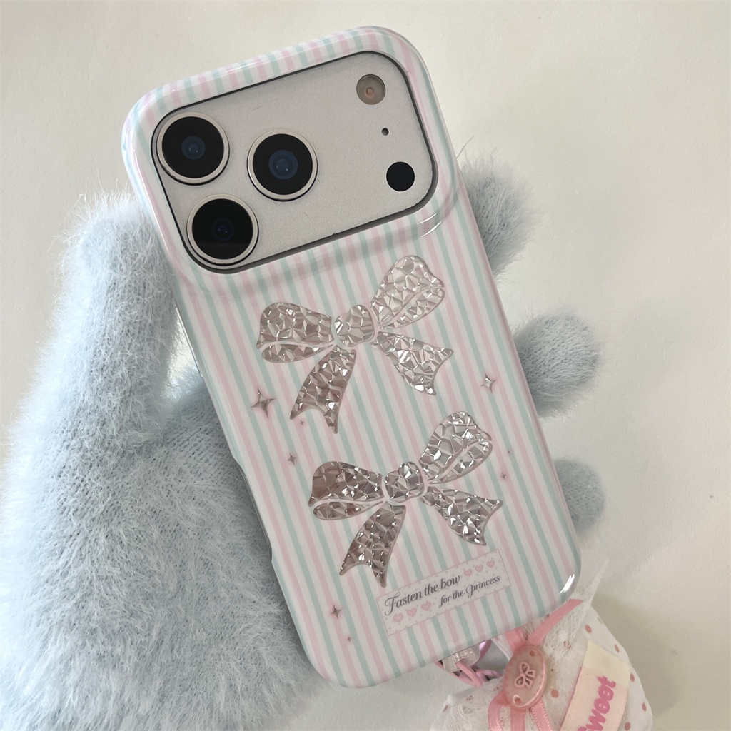 สําหรับIphone Case 17 Pro Max 16 Pro Max 15 Pro Maxลายผีเสื้อน้องสาวเคสโทรศัพท์
