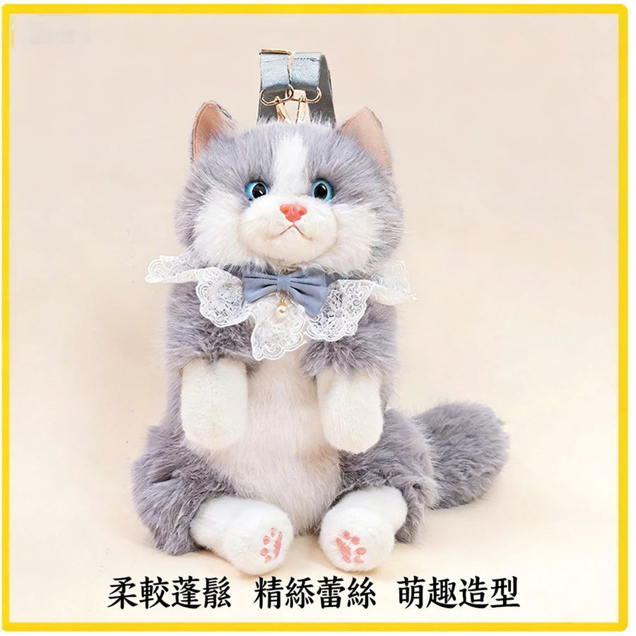 ใหม่สีจําลอง Muppets แมวตุ๊กตาแมวเสียง Muppets แมวของเล่นตุ๊กตาเป้เป้ Sleeping Ragdolls ของขวัญสําหร