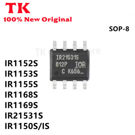 5 ชิ้นใหม่ IR1150S IS IR1152S IR1153S IR1155S IR1168S IR1169S IR21531S SOP-8 ชิป IC ขายส่งคุณภาพ 100