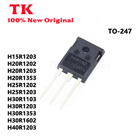 5PCS H15R1203 H20R1202 H20R1203 H20R1353 H25R1202 H25R1203 H30R1103 H30R1353 H30R1602 H40R1203 คุณภา