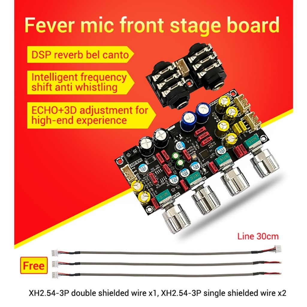 ZK-AMP 2G Fever ไมโครโฟนด้านหน้าเวทีบอร์ดคาราโอเกะ Reverberation MIC K เพลง Wuzhi เสียง