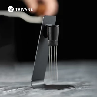 TRIVANE เข็มเกลี่ยผงกาแฟ WDT พร้อมฐานแม่เหล็ก สำหรับ Espresso