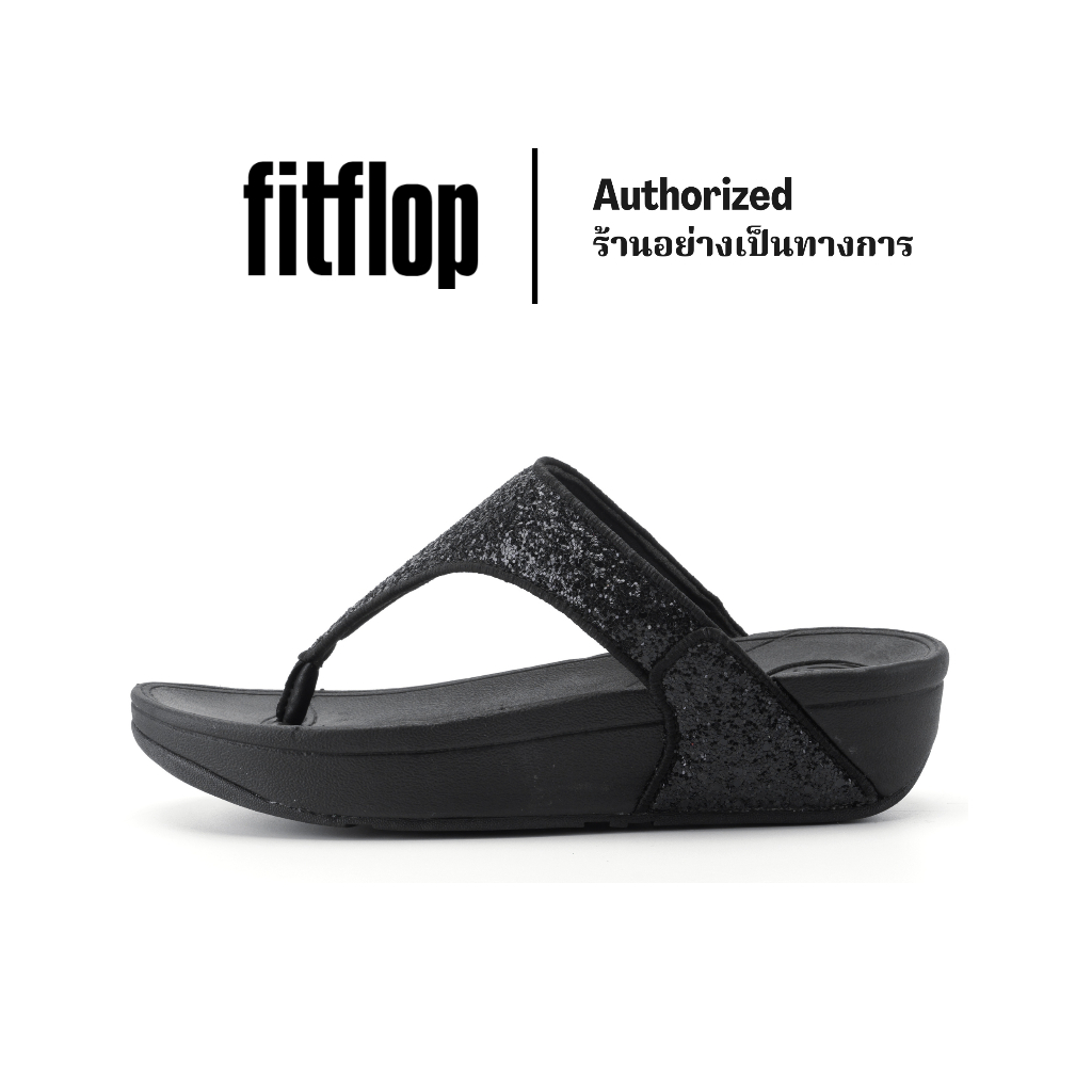 Fitflop ผู้หญิง fitflop รองเท้าสีดํา fitflop LULU รองเท้าแตะผู้หญิงรองเท้าแตะกันน้ําออกแบบสีน้ําตาล