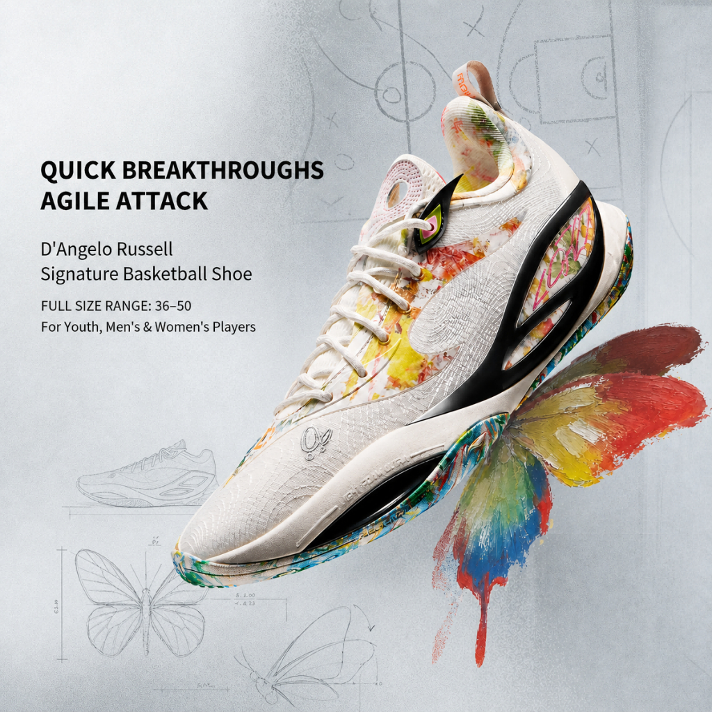 LI-NING DLO 2 รองเท้าบาสเก็ตบอลผู้ชาย ABPW013 Legit Official Store