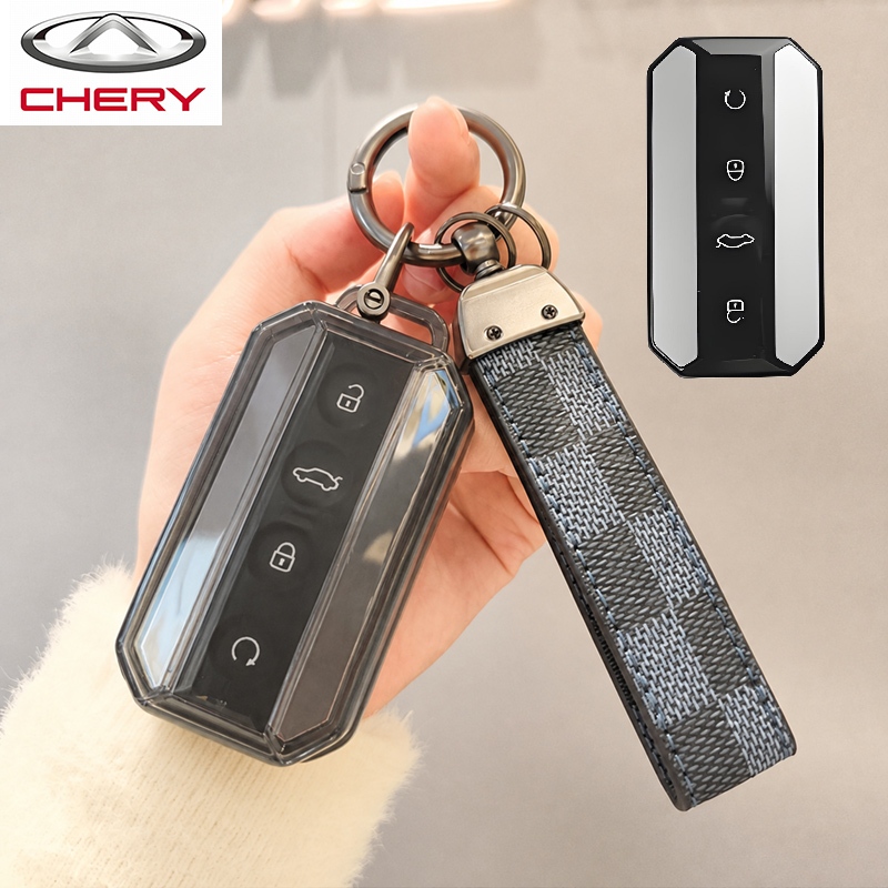 Chery กุญแจรถพวงกุญแจ Chery jaecoo 5ev Key Case ใช้งานร่วมกับ Chery jaecoo 5ev