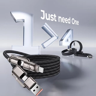 MOJUE C714 สายชาร์จ Type C to Type C 4 in 1 120W 27W USB สาย ชาร์จเร็ว โน๊ตบุ๊ค Fast Charge