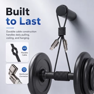 MOJUE C714 สายชาร์จ Type C to Type C 4 in 1 120W 27W USB สาย ชาร์จเร็ว โน๊ตบุ๊ค Fast Charge