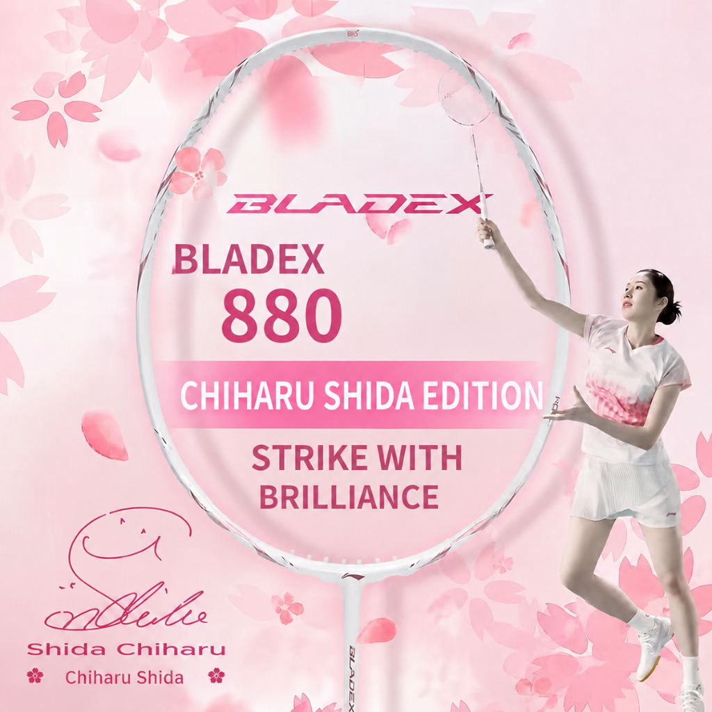 Chiharu Shida สไตล์เดียวกัน LI-NING BLADEX 880 BADMINTON CKET ไม้แบดมินตัน Unisex AYPW051 Legit Official Store