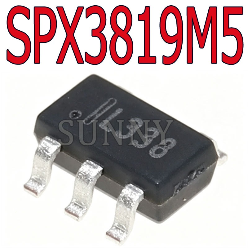 5 ~ 10PCS ของแท้ SPX3819M5-L-3-3-3/TR SOT23-5 แรงดันไฟฟ้า LDO ชิป 500mA