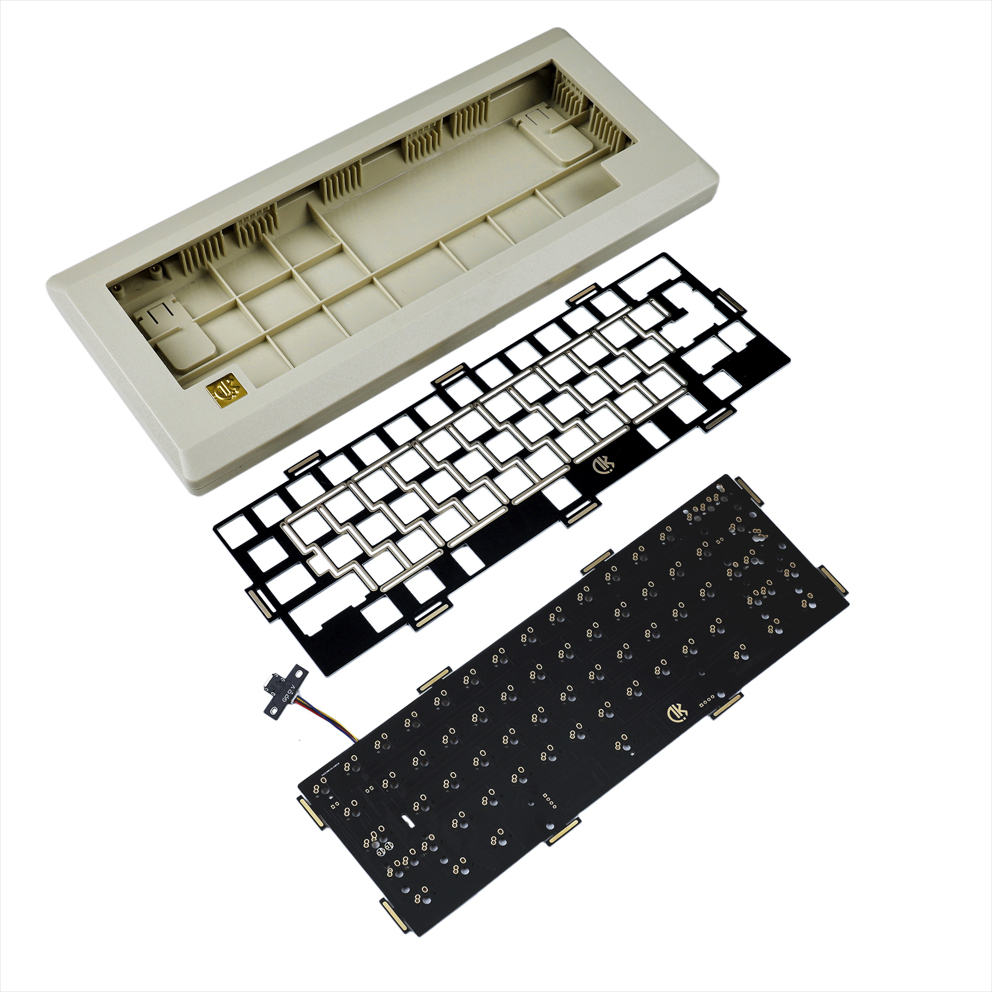 M0110 D0110 Retro การประสาน PCB ANSI ISO ปะเก็นคีย์บอร์ดชุด VIA VIAL ประเภท C ที่ถอดออกได้ PCB พลาสต
