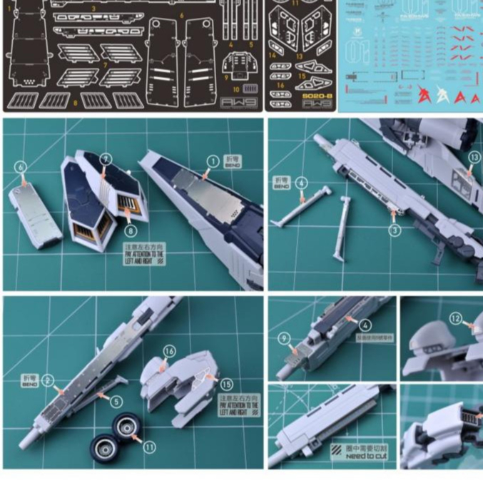 20260803 ชิ้นส่วนสอนอัพเกรด MAD สําหรับ S20 RG RX-93 NU HWS ไม่มีชุด