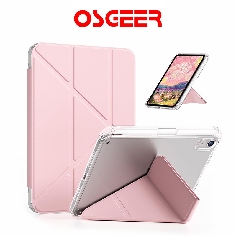 OSGEERเคสป้องกัน รองรับเปิด‑ปิดหน้าจออัตโนมัติ พับรูปตัว Y ด