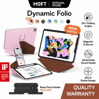 【เซ็ตสินค้าสุดคุ้ม】MOFT Dynamic Folio +Pen Holder สําหรับ for iPad Air 11 M2/M3 & Pro 13 M4/M5 & iPad mini 7 (2025) iPad pro 11 M4/M5
