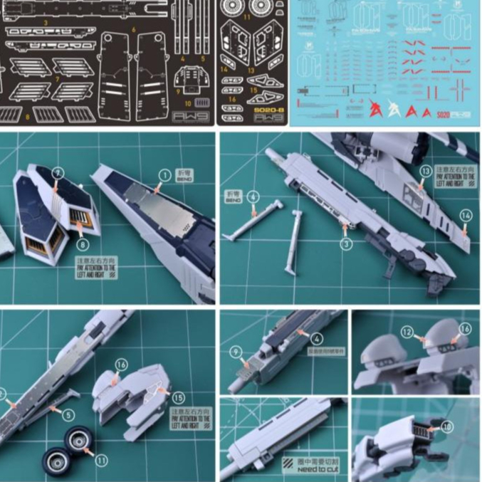 20260805 MAD HIGH-DETAIL Etting fit สําหรับ S20 RG RX-93 NU HWS