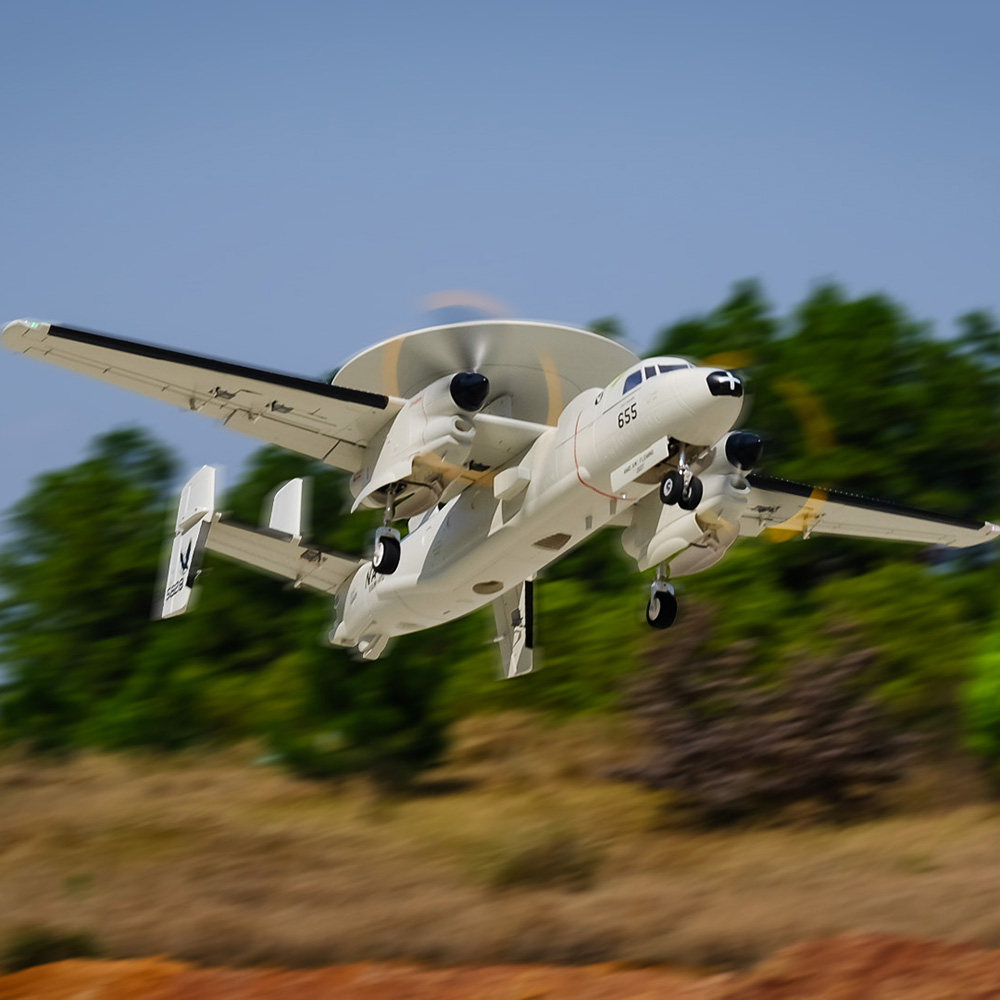 Dynam Dilemei E-2C "Hawkeye" Early Warning Aircraft Scale Electric Radio-Controlled Fixed-Wing Model