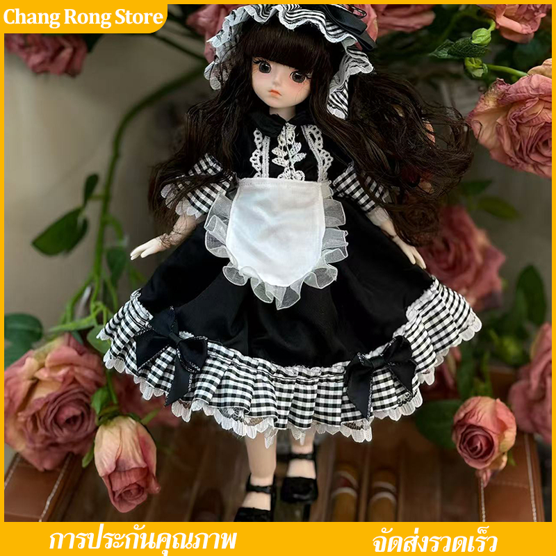 ตุ๊กตา BJD สูง30ซม 3D 20ข้อต่อ ขยับข้อต่อได้ ของเล่น ของขวัญวันเกิด เด็กผู้หญิง แถมแว่นตาฟรี