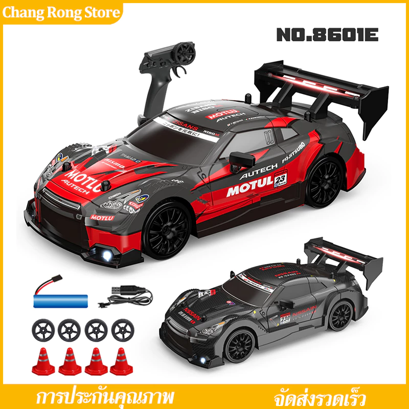 รถรีโมทคอนโทรลสไตล์กีฬา 4wd RC สเกล1/24 Drift Racing รถของเล่นรุ่น GTR AE86 Ford Mustang ของขวัญเด็กผู้ชาย