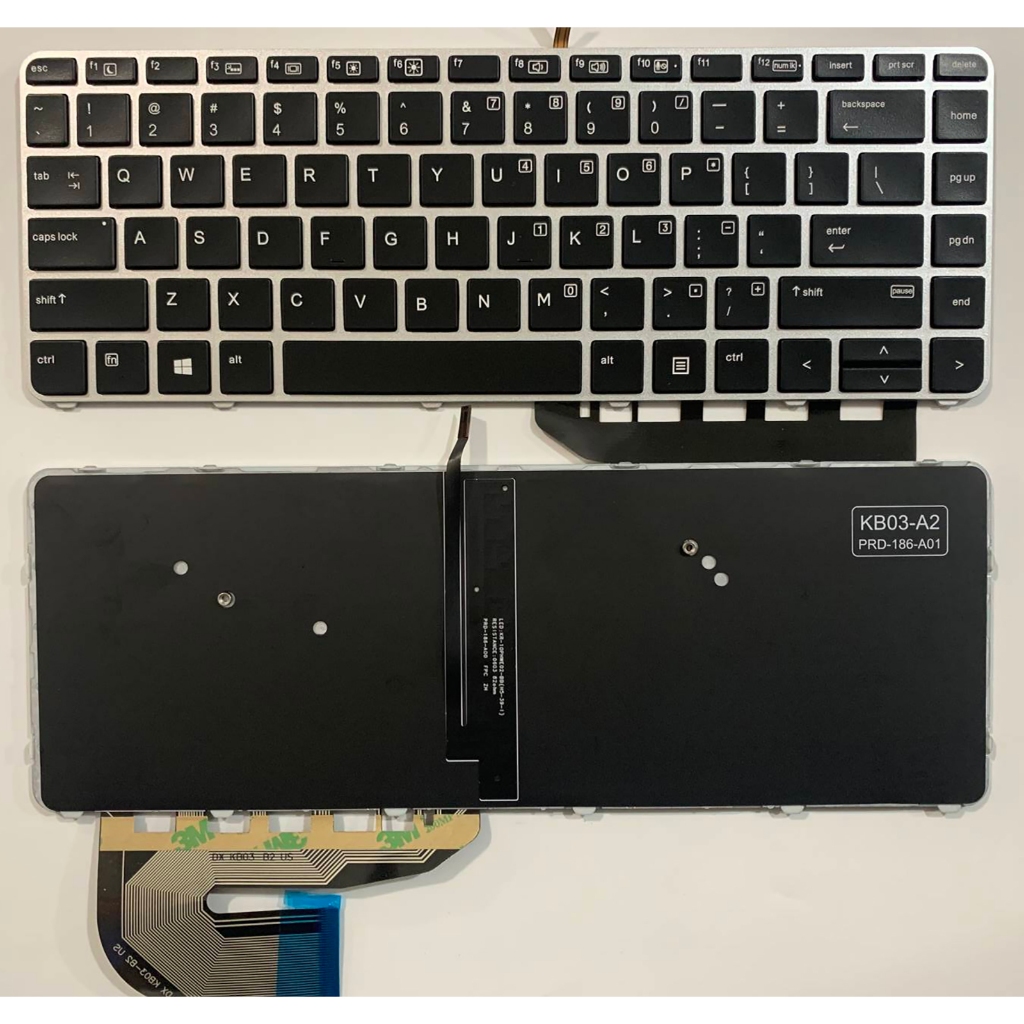 แป้นพิมพ์แล็ปท็อปสําหรับ HP EliteBook 745 G3 840 G3 840 G4