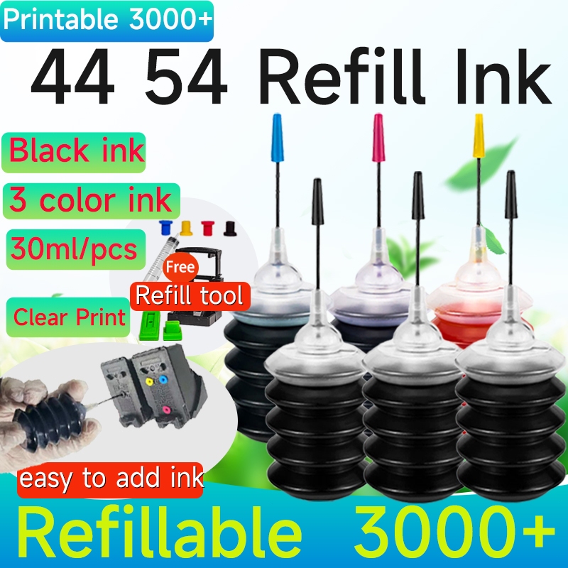 ใช้งานร่วมกับ PG44 44XL CL 54XL CL54 PG-44XL PG-54XL ตลับหมึกอิงค์เจ็ทสีดําสําหรับ Canon PIXMA E471 