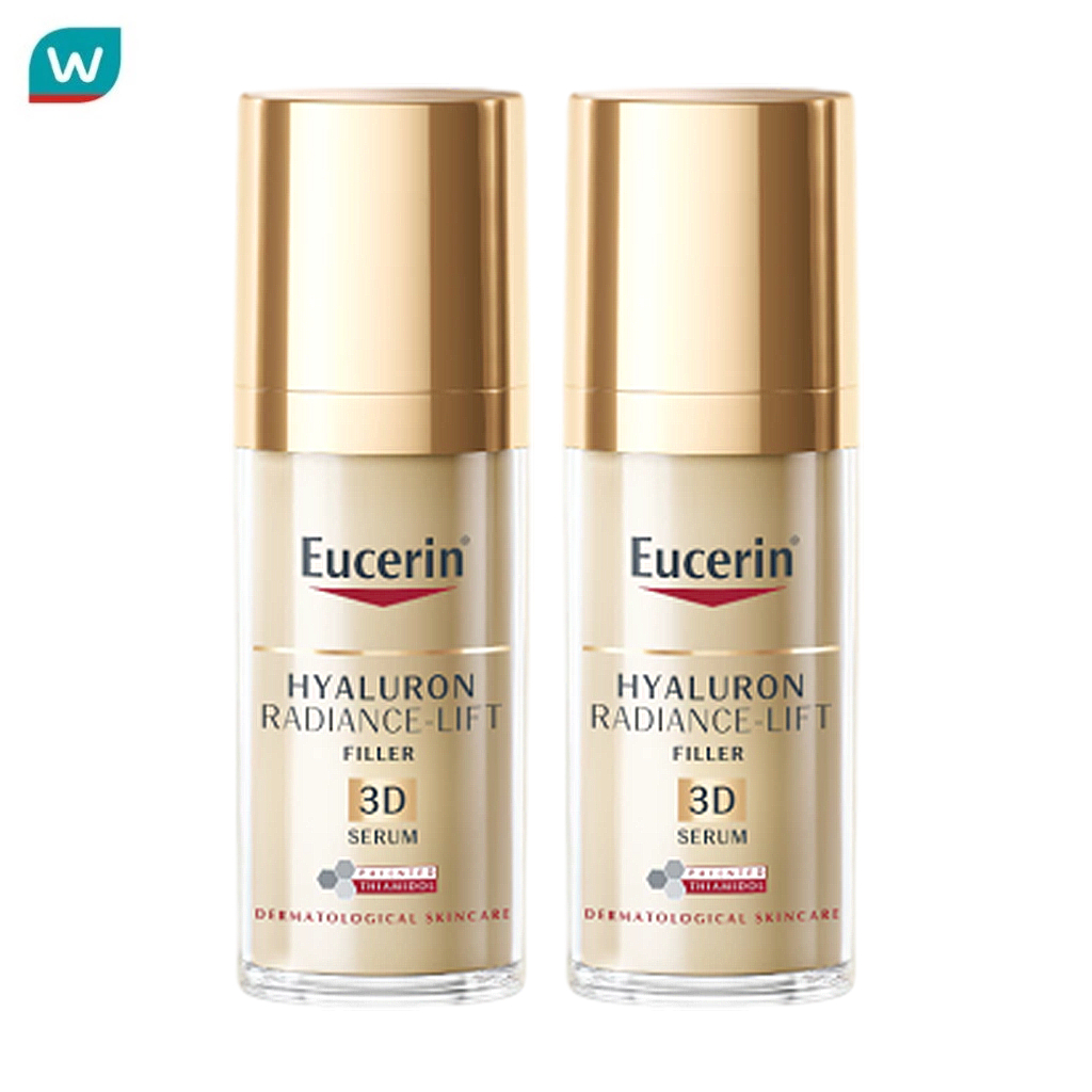 (ซื้อ 1 แถม 1) Watsons Hyaluron Radiance-Lift Filler 3D Serum 30ml | เซรั่ม Thiamidol | ฟิลเลอร์ยางยืด | จุดอายุ | ต่อต้านริ้วรอย