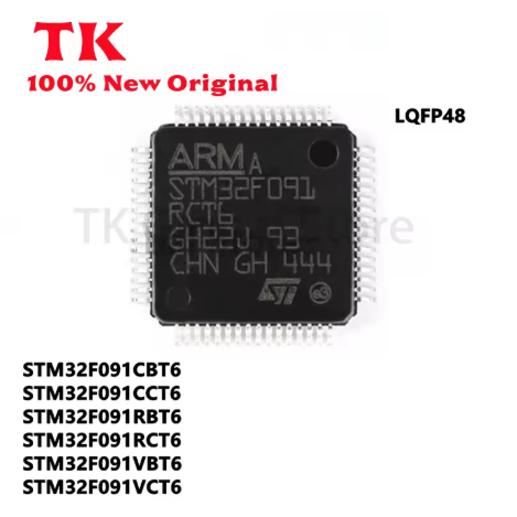 1PCS STM32F091VCT6 STM32F091RCT6 STM32F091VBT6 STM32F091CBT6 STM32F091CCT6 STM32F091RBT6 PC shell ใน