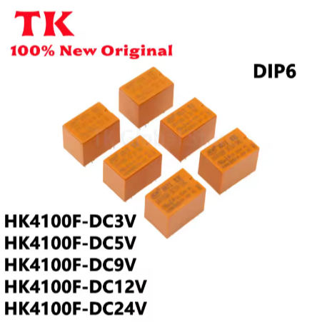 5PCS ใหม่ Original HK4100F HK4100F-DC3V HK4100F-DC5V HK4100F-DC9V HK4100F-DC12V HK4100F-DC24V -SHG ร