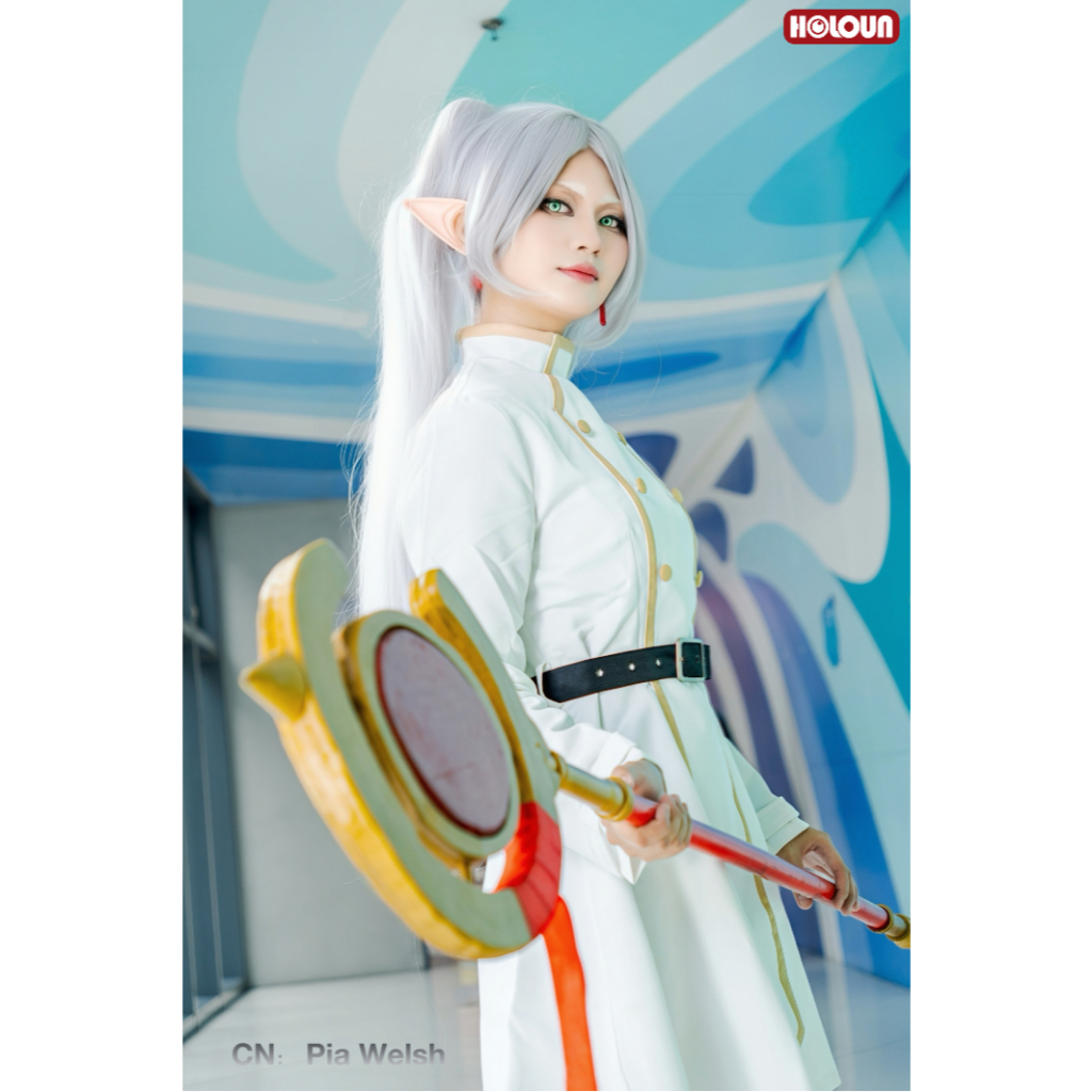 Holoun ชุดคอสเพลย์ มังงะ Frieren at the Funeral Cosplay Costume สําหรับปาร์ตี้ฮาโลวีน