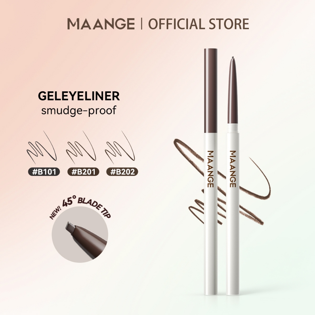 MAANGE อายไลเนอร์เจลติดทนนาน- กันน้ำ กันเหงื่อ กันเลอะ ใช้ได้หลากหลาย E07