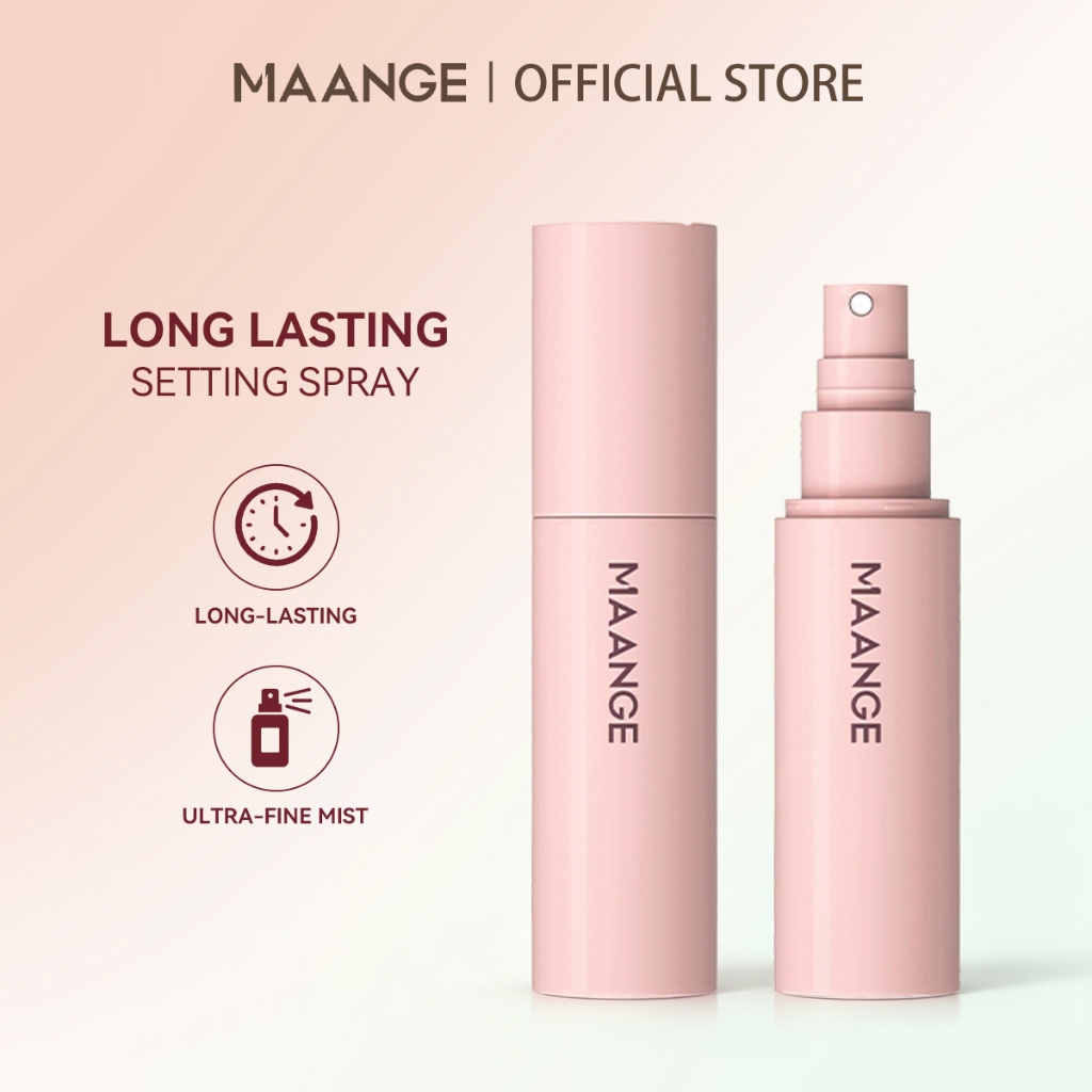 MAANGE สเปรย์เซ็ตเมคอัพเนื้อแมตต์- ควบคุมความมันและให้ความชุ่มชื้นเพื่อเมคอัพที่ดูเนียนสวยไร้ที่ติ F02
