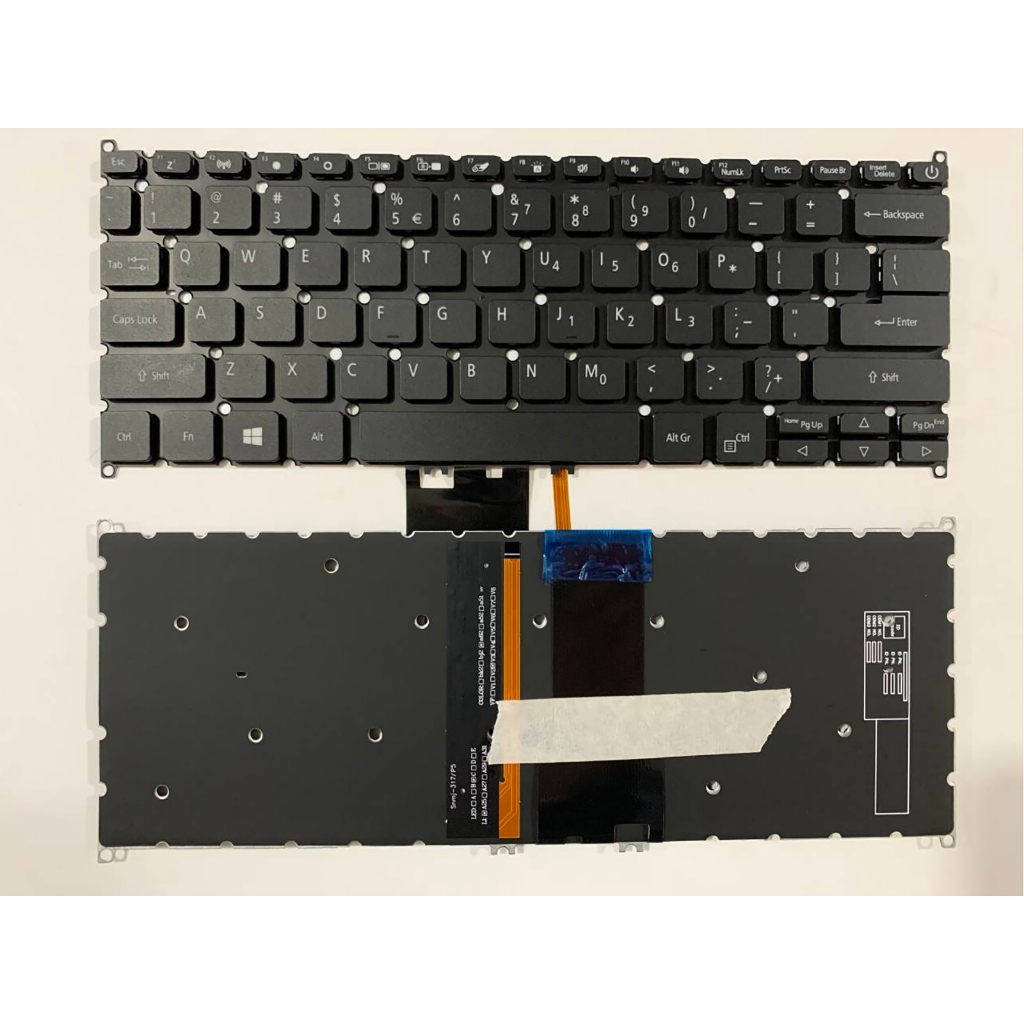 แป้นพิมพ์แล็ปท็อปสําหรับ Acer SF314-54 SF314-41 A314-22 A314-35 A514-53 A314-52