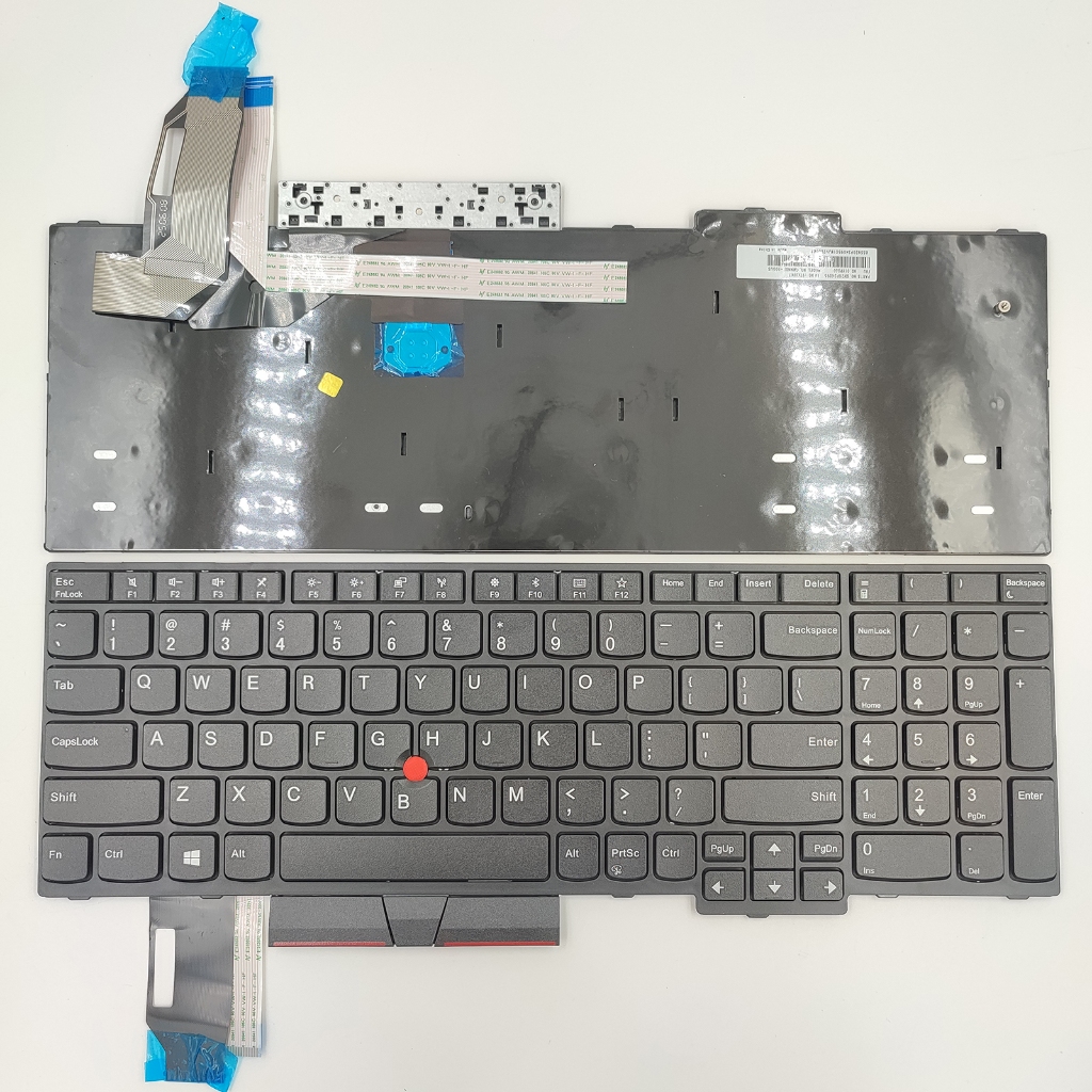 แป้นพิมพ์แล็ปท็อปสําหรับ Lenovo ThinkPad E580 E585 L580 T590 E590 E595 P52 P53 P72 P73