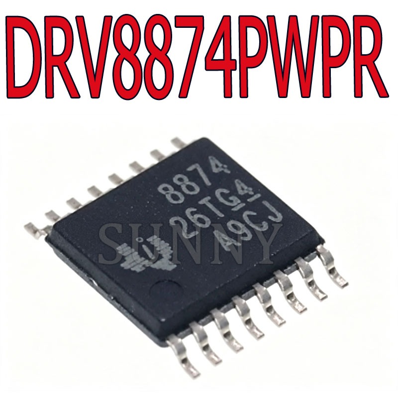 1 ~ 5PCS ของแท้ DRV8874PWPR HTSSOP-16 แปรง DC มอเตอร์ชิป 4.5 V ~ 37 V