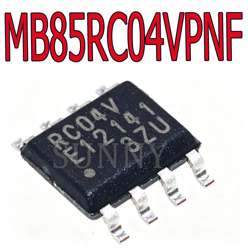 2 ~ 5PCS ของแท้ MB85RC04VPNF-G-JNERE1 4Kb I2C อินเทอร์เฟซเหล็กชิปหน่วยความจําไฟฟ้า