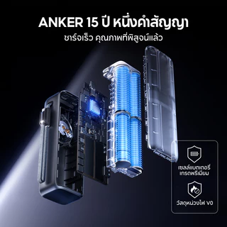ANKER แล็ปท็อป Power Bank & Charger Bundle 165W 25000mAh สายเคเบิลแบบพับเก็บได้ในตัว + 140W 4-Port GaN Charger สําหรับ MacBook pro/air / สําหรับ iPhone / iPad -A1695 & A2697
