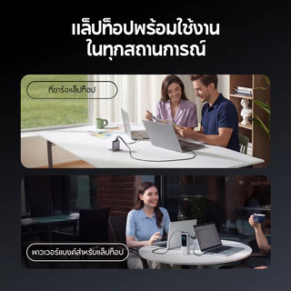 ANKER แล็ปท็อป Power Bank & Charger Bundle 165W 25000mAh สายเคเบิลแบบพับเก็บได้ในตัว + 140W 4-Port GaN Charger สําหรับ MacBook pro/air / สําหรับ iPhone / iPad -A1695 & A2697