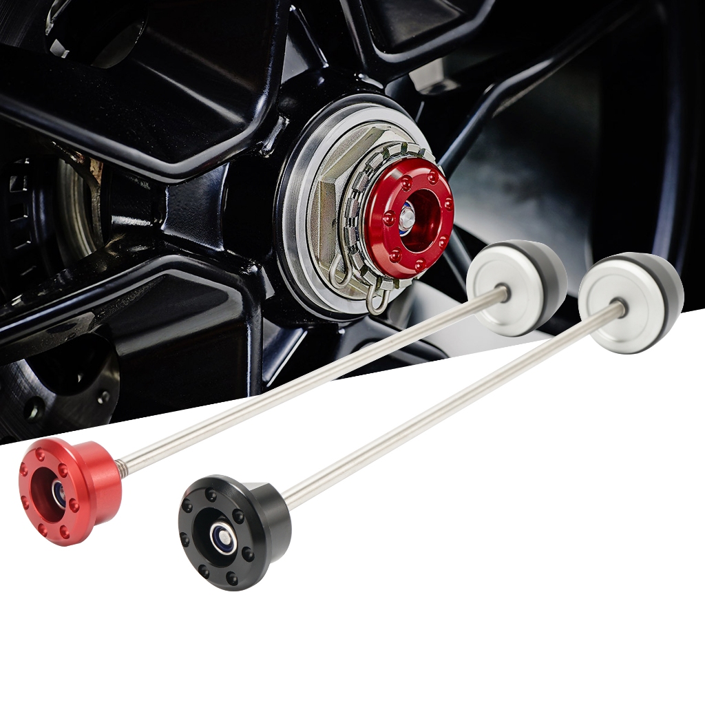 รถจักรยานยนต์ด้านหน้าด้านหลังล้อเพลา Sliders สําหรับ Ducati Monster 796 1100 EVO 848EVO Streetfighte