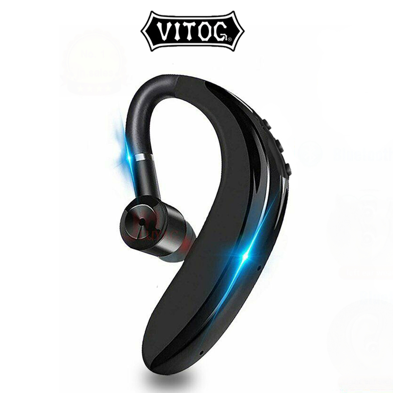 Vitog ใหม่หูฟังบลูทูธชุดหูฟังไร้สาย Nosice Cancelling HD MIC แฮนด์ฟรีธุรกิจสําหรับ iPhone Android
