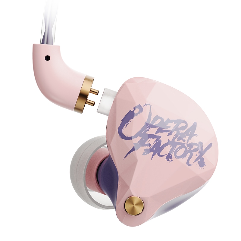 Whizzer OperaFactory OS1 Beat OS1 PRO In-ear Monitor 10MM Graphene ไดอะแฟรมแบบไดนามิกหูฟัง HIFI Bass Pop ชุดหูฟังเอียร์บัดพร้อมสาย 5N OFC