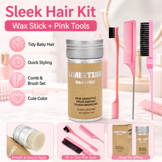Hair Wax จัดแต่งทรงพิเศษ Avocado Hair Wax Stick ผม Breaking และ Finishing ครีม Matte จัดแต่งทรงผมยาวนานชุดผม