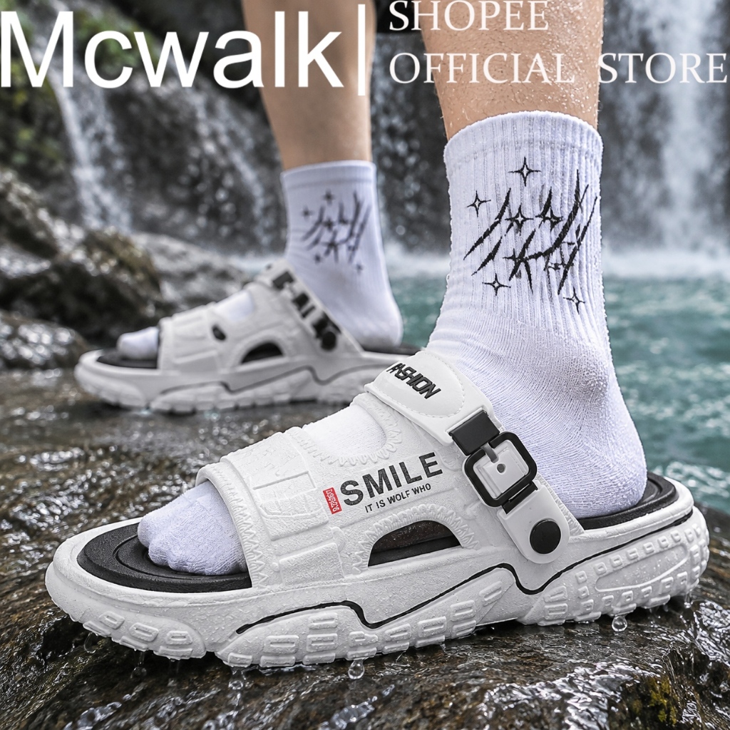 Mcwalk เดินเขา รองเท้าเดินป่า ลุยน้ำ แคมป์ปิ้ง กันลื่น ท่องเที่ยว ไซส์ใหญ่ X806 38-45