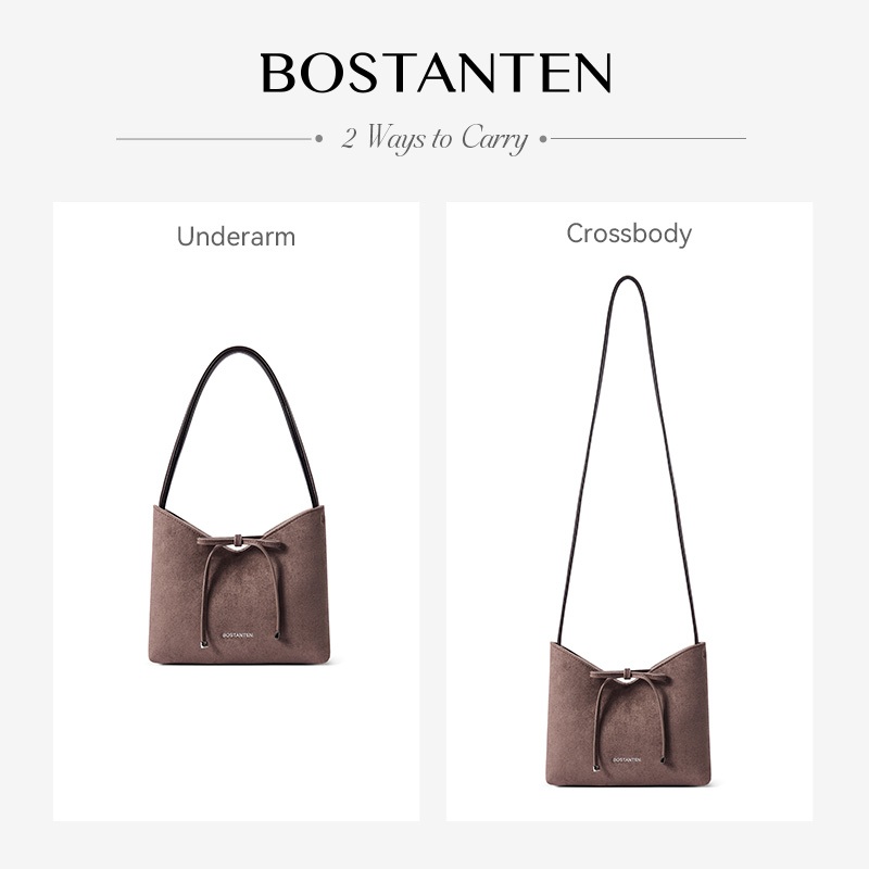 BOSTANTEN حقيبة كتف Rosie شامواه صناعي — صورة 8