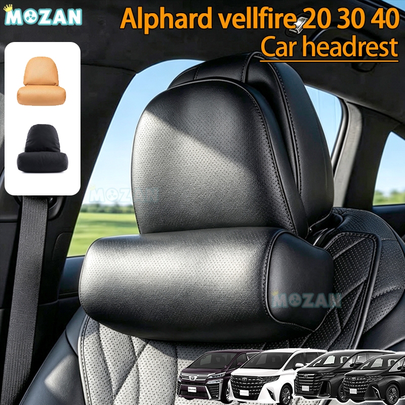 Alphard vellfire 20 30 40 (2008-2030) หมอนรองศีรษะในรถยนต์ agh20 agh30 รถที่นั่งหมอนหัวคอสนับสนุน