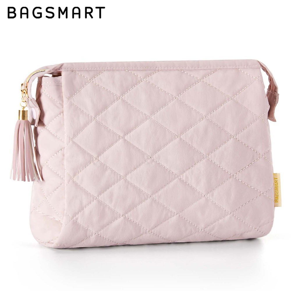 BAGSMART กระเป๋าเครื่องสําอาง กระเป๋าออแกไนเซอร์ กันน้ํา จุของได้เยอะ แบบพกพา Travel Toiletry Bag กระเป๋าแต่งหน้
