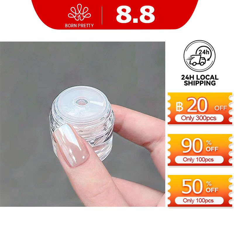 【Local】Moonlight Mirrors Nail Powder Metallic Pigment เล็บเจล Polish Pearl Dust Glitter Aurora Shiny Pearl Nail Nail