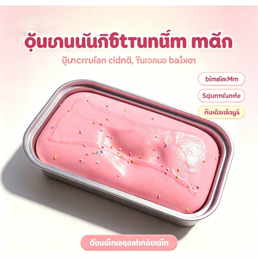 ของเล่นคลายเครียดขนมปัง นุ่มมาก เด้งกลับช้า บีบผ่อนคลาย พร้อมส่ง