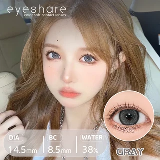 Eyeshare รุ่น มีค่าสายตา 0.00‑‑6.00 OMG มีค่าสายตา ลุคดวงตาสดใสธรรมชาติ รายปี Dia14.0 สี Brown 2ชิ้น 1คู่