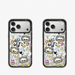 แม่เหล็กอะคริลิคแมวเคสโทรศัพท์สําหรับ ไอโฟน 17 มือโปร สูงสุด 17อากาศ 16 15 14 13 12 กันกระแทกป้องกันปลอก